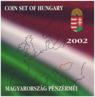 2002. 1Ft-100Ft (7xklf) + 100Ft &quot;Kossuth&quot; forgalmi sor szettben T:BU kis patina, belső tok ragasztása részben elengedett Adamo FO35