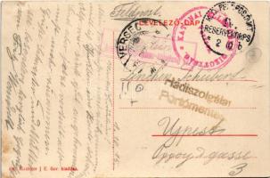 1915 Versec, Werschetz, Vrsac; Fő tér, mészáros üzlet, B. Scherter, Josef Unger, Schwartz S. üzlete....