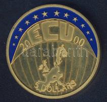 Libéria 2000. 5$ aranyozva "ECU" T:exPP