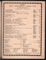Karácsonyi album 1943-1944. (Kották - katonanóták, csárdások, operett és filmzene, stb.) Bp., Bárd F...