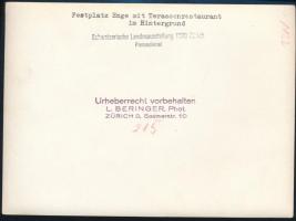 1939 Zürich, Schweizerischen Landesausstellung (Svájci Országos Kiállítás), kiállítási tér épületekk...