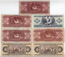 1968. 100Ft + 1975. 100Ft + 1980. 20Ft + 1980. 100Ft + 1984. 100Ft + 1986. 50Ft + 1989. 50Ft T:F,VG