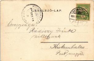 1904 Szombathely, Izraelita templom, zsinagóga. Ifj. Knebel Ferenc kiadása (fl)
