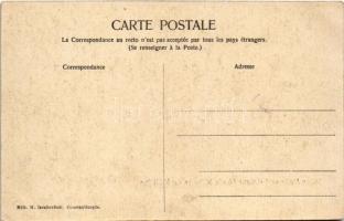 Constantinople, Istanbul; Sultan Mohmoud visitant l'école Militaire de Médicine / Mekteb-i tibi...