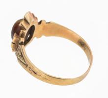 Arany (Au) 14 K gyűrű, jelzett, méret: 56, bruttó: 3,4 g