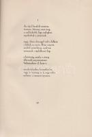 József Attila:
Hazám. [Versek.] Csernus Tibor kőrajzaival. (Számozott példány.)
[Budapest], 1956. ...