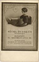 Röckel és Kaulich fotószalonja. Budapest, Nagymező utca 36. reklám / Hungarian photo salon's advertisement. photo