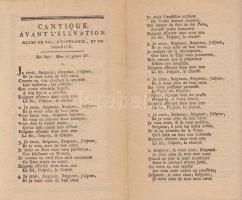 A magyarországi francia telepesek irodalmi emléke: Les cantiques spirituels. Bevezetést írta. Gábrie...