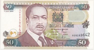 Kenya 2000. 50Sh T:UNC Kenya 2000. 50 Shillings C:UNC  Krause P#36