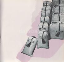 Cosmétiques Hongrois. A Chemolimpex Vegyiáru Külkereskedelmi Vállalat francia nyelvű, színes termékk...