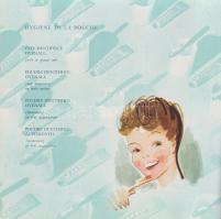 Cosmétiques Hongrois. A Chemolimpex Vegyiáru Külkereskedelmi Vállalat francia nyelvű, színes termékk...