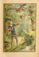 Fünfzig Kinder- und Hausmärchen gesammelt durch die Brüder Jakob und Wilhelm Grimm. Lipcse, 1899, Ot...