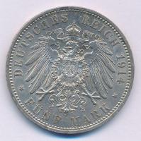 Német Birodalom / Poroszország 1914A 5M Ag "II. Vilmos" T:XF
German Empire / Prussia 1914...