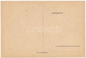 Kupec... Magyar gúnyos antiszemita művészlap. Judaika, Pallas Nyomda / Hungarian mocking anti-Semiti...