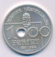 1993. 1000Ft Ag "Labdarúgó VB - Vetődő kapus" tanúsítvánnyal T:BU 
Adamo EM132