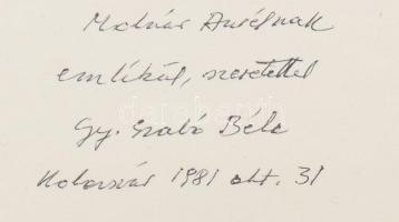 Gy. Szabó Béla: Hónapok. Gy. Szabó Béla (1905-1985) fametszetei. (DEDIKÁLT). (Kolozsvár, 1973), Daci...