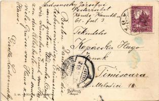 1932 Budapest XX. Pestszenterzsébet, Pesterzsébet, Erzsébetfalva; Kossuth Lajos utca, villamos, étte...