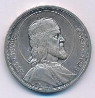 1938. 5P Ag "Szent István" T:AU,XF kis ü., patina Adamo P8.1