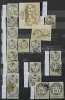 Okmánybélyeg speciálgyűjtemény 1854 több mint 400 db okmánybélyeg címlet és fogazat szerint rendezve...