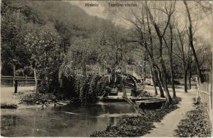 1915 Miskolctapolca, Görömbölytapolca, Görömbölyi-Tapolca, Tapolca (Miskolc); Tapolcai részlet. Orosz Ferenc felvétele és kiadása (EK)