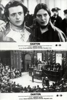 ,,Danton" című francia - lengyel film jelenetei és szereplői, 3 db vintage produkciós filmfotó (vitrinfotó, lobbyfotó) ezüst zselatinos fotópapíron, a használatból eredő (esetleges) kisebb hibákkal, 18x24 cm
