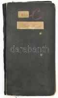 1909 Bölcsészettudományi index Simonyi Zsigmond, Alexader Bernát, Mágosy Dietz Sándor, Antz Géza, Bernáthy Jenő, stb autográf aláírásaival