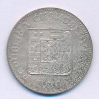 Csehszlovákia 1930. 10K Ag T:AU,XF patina Czechoslovakia 1930. 10 Korun Ag C:AU,XF patina