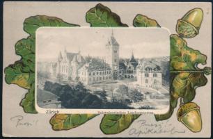 1900 Kézdi-Kovács László (1864-1942) festőművész, műkritikus által haza küldött képeslap, szecesszió...