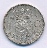 Hollandia 1965. 1G Ag "I. Julianna" T:XF patina Netherlands 1965. 1 Gulden Ag "Julian...