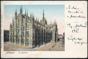 1902 Kézdi-Kovács László (1864-1942) festőművész, műkritikus által haza küldött képeslap, rajta a mi...