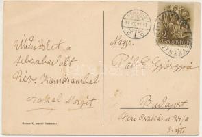 1938 Nov. 2. - Vitéz Nagybányai Horthy Miklós. Fametszet / woodcut s: Harmos K. + "1938 Komárom...