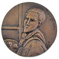 Farkas István Béla (1915-2005) DN "Modigliani" kétoldalas bronz emlékérem (86mm) T:AU,XF /...