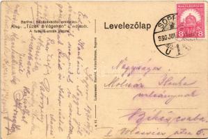 1930 Sopron, Memento et Labora, Bartha: Népszavazási emléklap 1921-ből. Krug: "Tüzek a Végeken&...