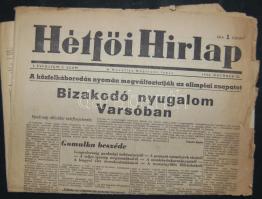 1956 A Hétfői Hírlap nov. 22. száma