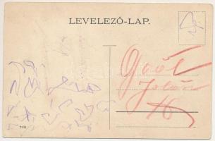 Halmi, Halmeu; Római katolikus templom, zsinagóga, Merza József üzlet / street view, Catholic church...