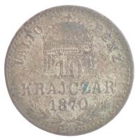 1870KB 10kr Ag Váltó Pénz T:2-,3 patina Adamo M10.1