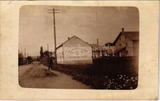 1914 Losonc, Lucenec; Kalmár Ferenc régi vigadó étterem és kerthelyiség, gőz és kádfürdő ugyanott. Erzsébet utca 20. / restaurant and spa. photo (EK)