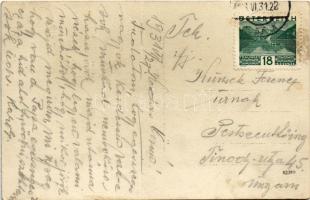 1931 Wien, Vienna, Bécs; Reichsbrücke / bridge, picnic. photo