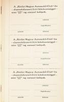 Királyi Magyar Automobil évkönyve 1912. Az igazgatóság megbízásából összeállította: Pivny Béla keres...