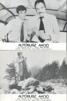 ,,Autóbusz akció" című román film jelenetei és szereplői, 11 db produkciós filmfotó (vitrinfotó...