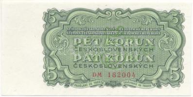 Csehszlovákia 1961. 5K "DM 182004" T:UNC Czechoslovakia 1961. 5 Korun "DM 182004" C:UNC Krause P#82