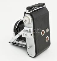 Welta Weltax 6x6 fényképezőgép, Trioplan 75mm f/2.9 objektívvel, működőképes, jó állapotban bőr tokk...