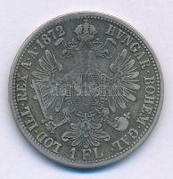 Ausztria 1872. 1Fl Ag "Ferenc József" T:F karc, patina 
Austria 1872. 1 Florin Ag "F...