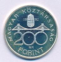 1992. 200Ft Ag "MNB" kapszulában T:UNC (eredetileg PP) Adamo F13
