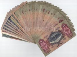 30db-os vegyes pengő és inflációs pengő bankjegy tétel T:F,VG