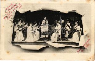 1905 Wien, Vienna, Bécs; Restaurant J. Prohaska im k. k. Prater. Täglich Damenkapelle G. Richter / restaurant, ladies' music band (fl)