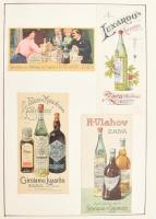 Óriási számolócédula gyűjtemény. 260 darab különböző számolócédula igényesen rendezve lapokon (apró ...