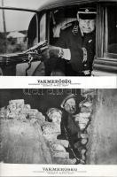 ,,Vakmerőség" című szovjet film jelenetei és szereplői, 15 db vintage produkciós filmfotó (vitrinfotó, lobbyfotó) ezüst zselatinos fotópapíron, a használatból eredő (esetleges) kisebb hibákkal, 18x24 cm