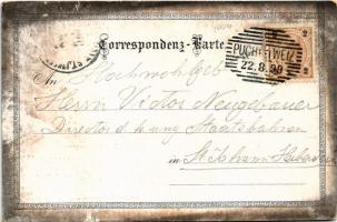 1899 (Vorläufer) Kulm bei Weiz (Steiermark), rest house. Lith. v. Leykam. Verlag v. Franz Zidtek Art...