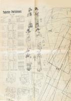 1911 "Toilettes Parisiennes" különkiadása Párizsi és Bécsi modellekkel, Atelier Bachwitz J...